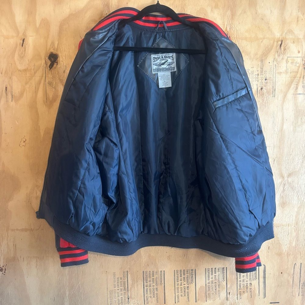 Vintage 90s Steve & Barrys Got Game? Varsity Bomber Jacket Sz XL - Picture 5 of 6